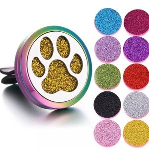 Essential Oil Car Vent Diffuser, Paw Print
